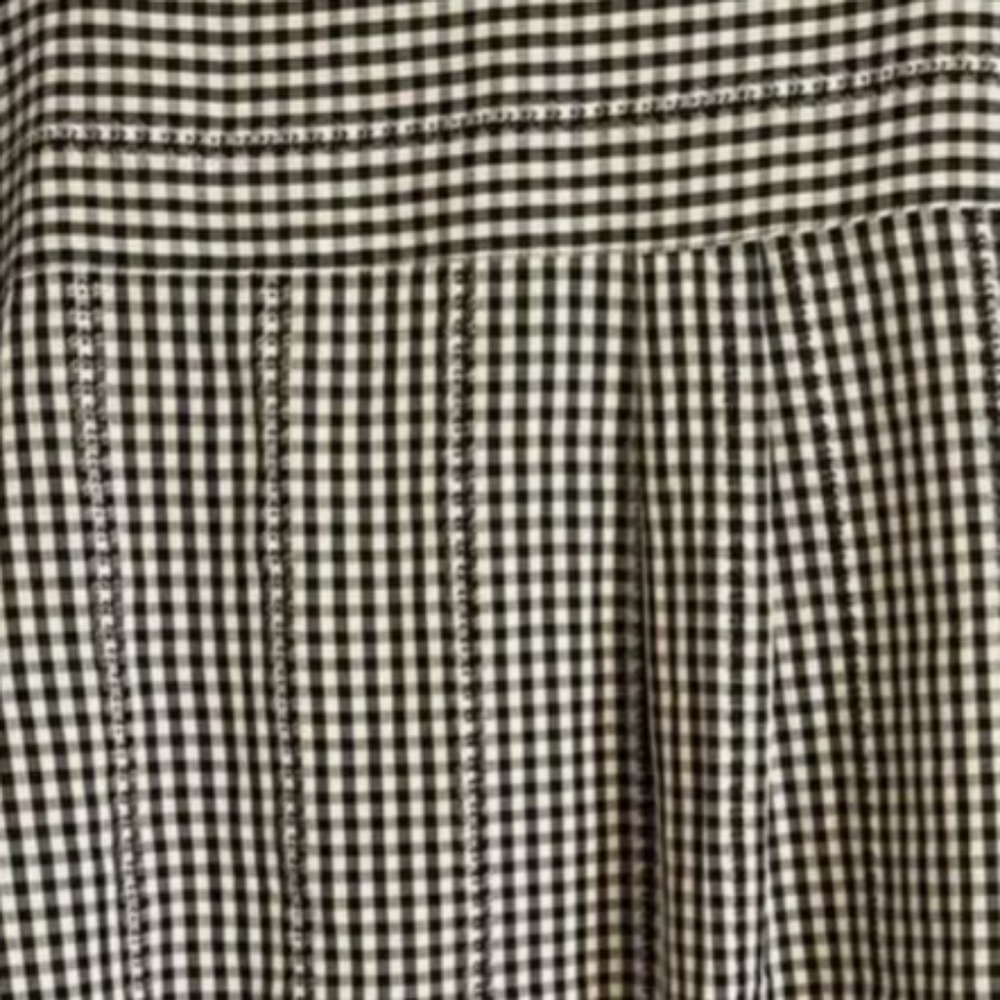 Max Studio Checkered Button Up - Picture 2 of 4